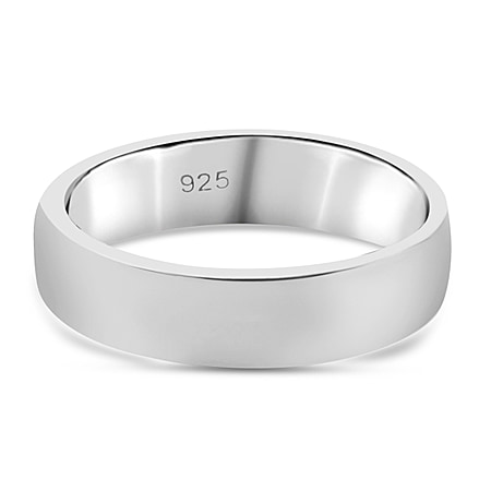 Stacking Wedding Band Ring in Sterling Silver