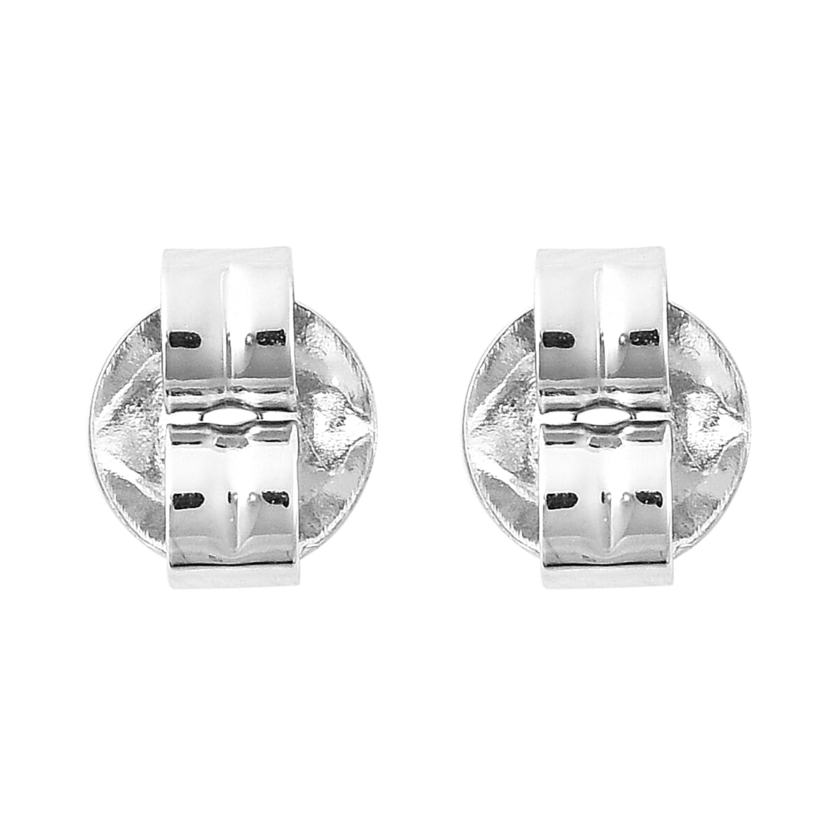 9K White Gold Earring Push Backs