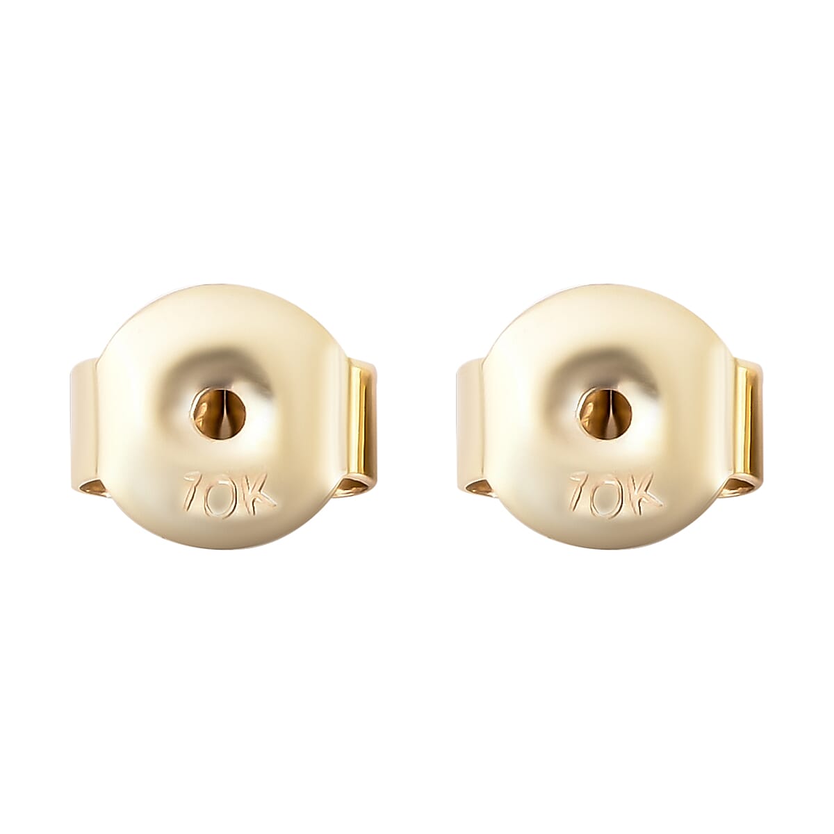10K Yellow Gold Earrings Push Backs