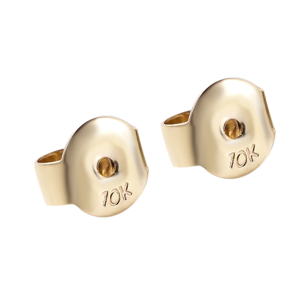 10K Yellow Gold Earrings Push Backs
