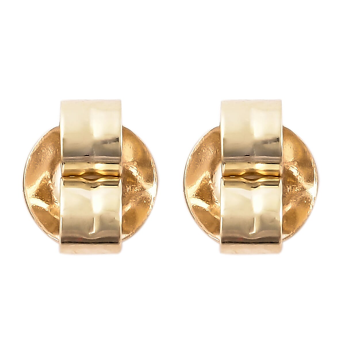 10K Yellow Gold Earrings Push Backs
