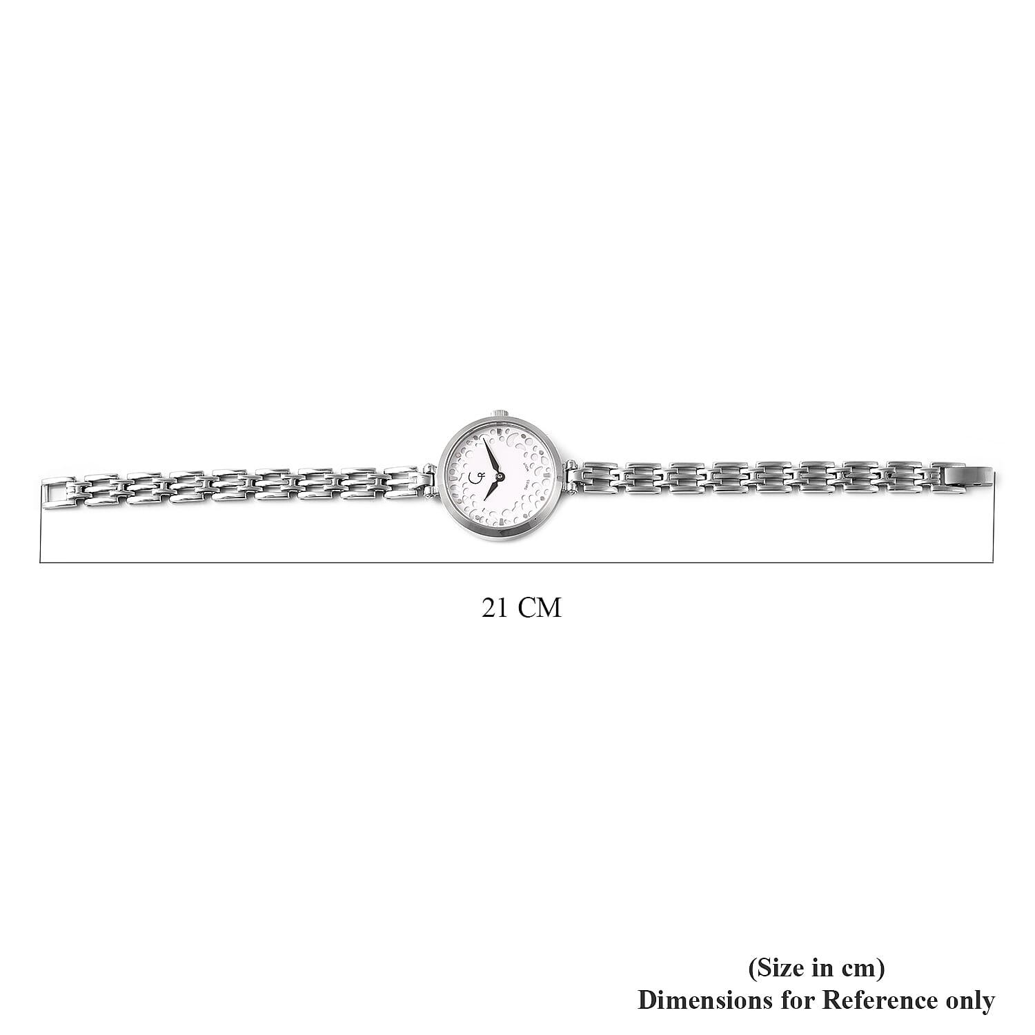 RACHEL GALLEY Swiss Movement 5ATM Water Resistant Watch in Stainless Steel - White