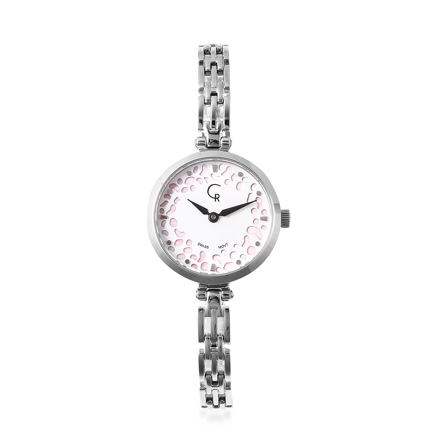 RACHEL GALLEY Swiss Movement 5ATM Water Resistant Watch in Stainless Steel - Pink