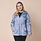 LA MAREY Water and Wind Resistant Packable Sky Blue Jacket - One Size - 8-18