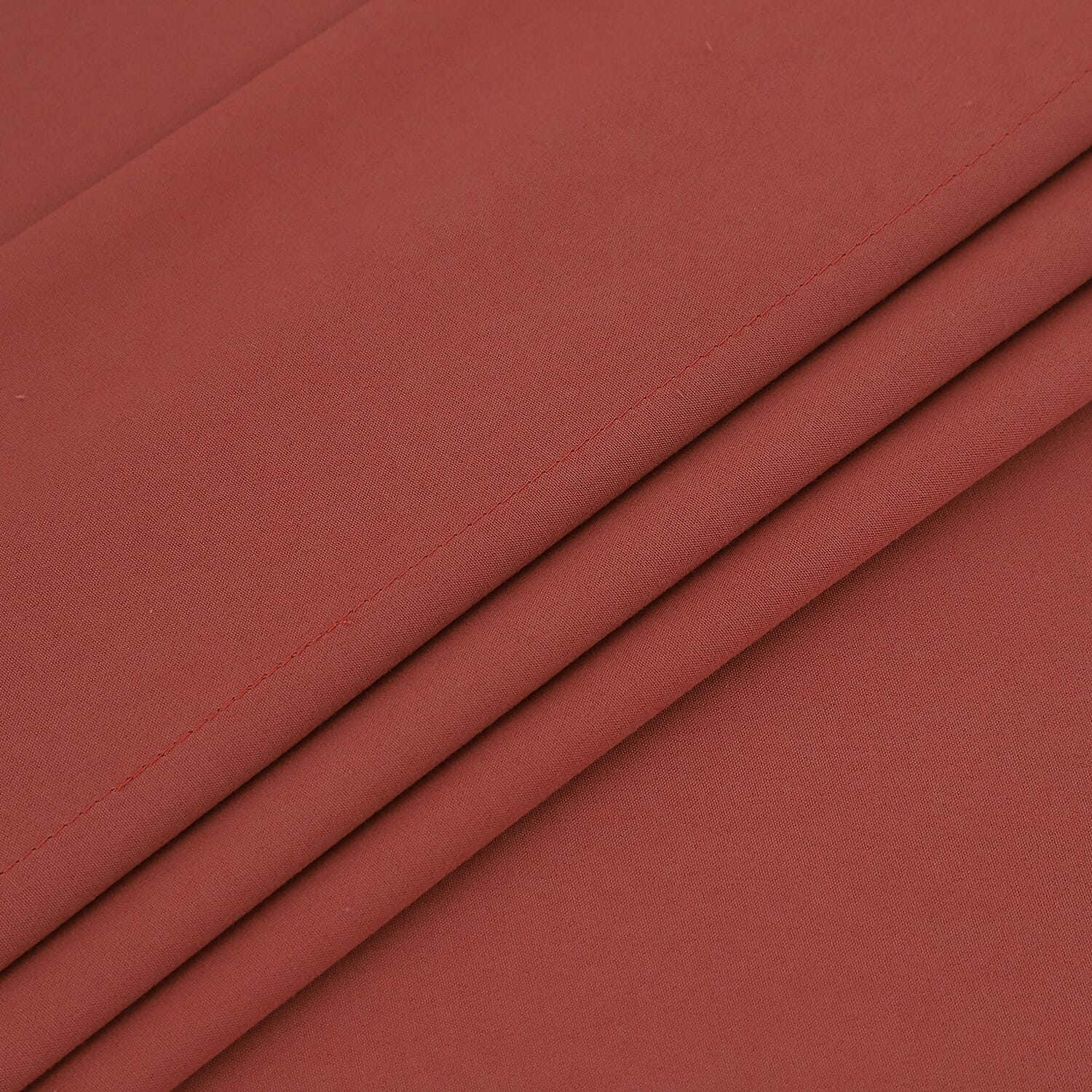 4 Piece Set Solid Microfibre 1 Flat Sheet, 1 Fitted Sheet and 2 Pillowcases