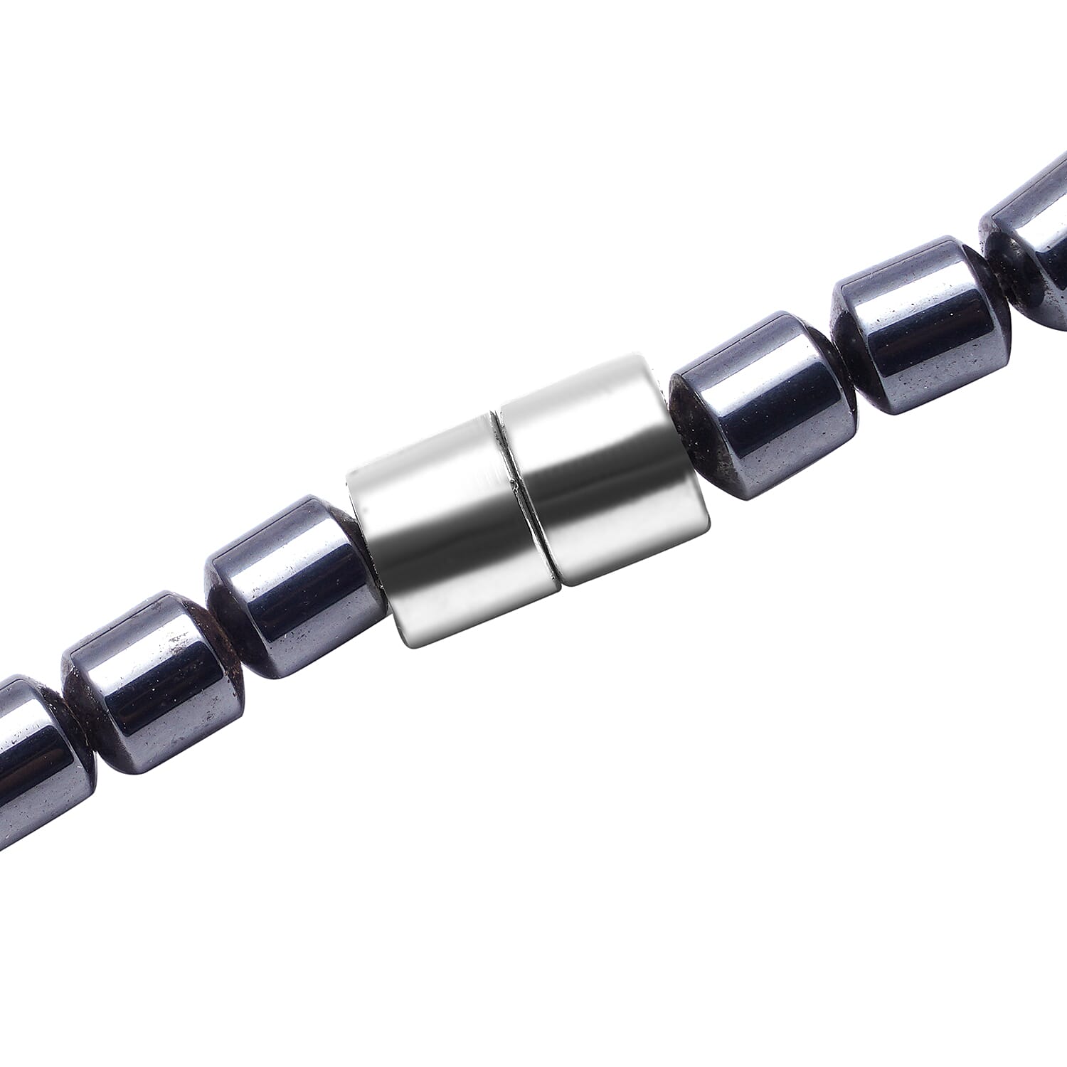 Hematite Dolphin Necklace with Magnetic Lock 256.50 Ct.