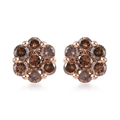 SGL Certified Natural Champagne I2-I3 Diamond Floral