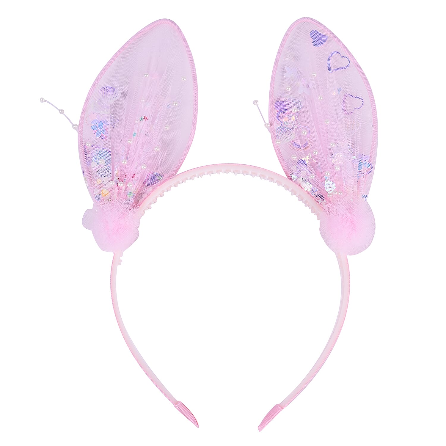Light Pink Colour Hair Band (Size 13x6x37 Cm)