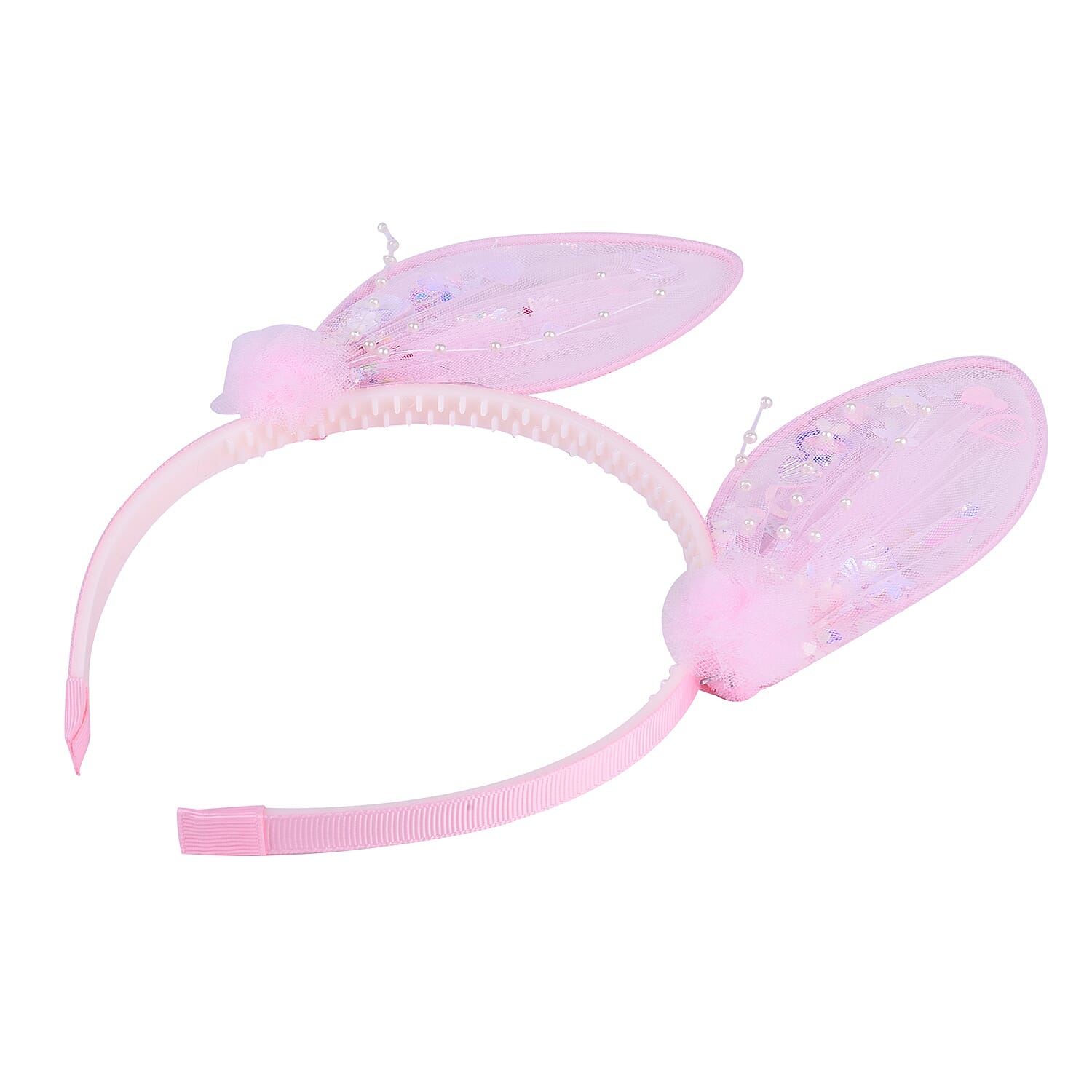 Light Pink Colour Hair Band (Size 13x6x37 Cm)