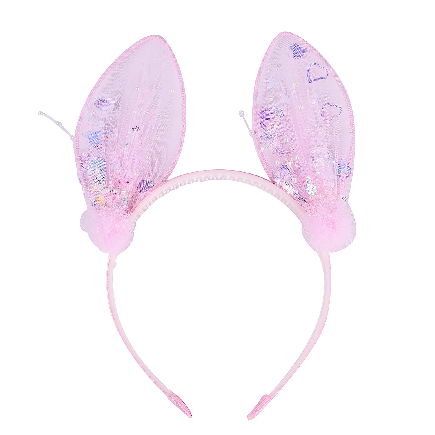 Light Pink Colour Hair Band (Size 13x6x37 Cm)