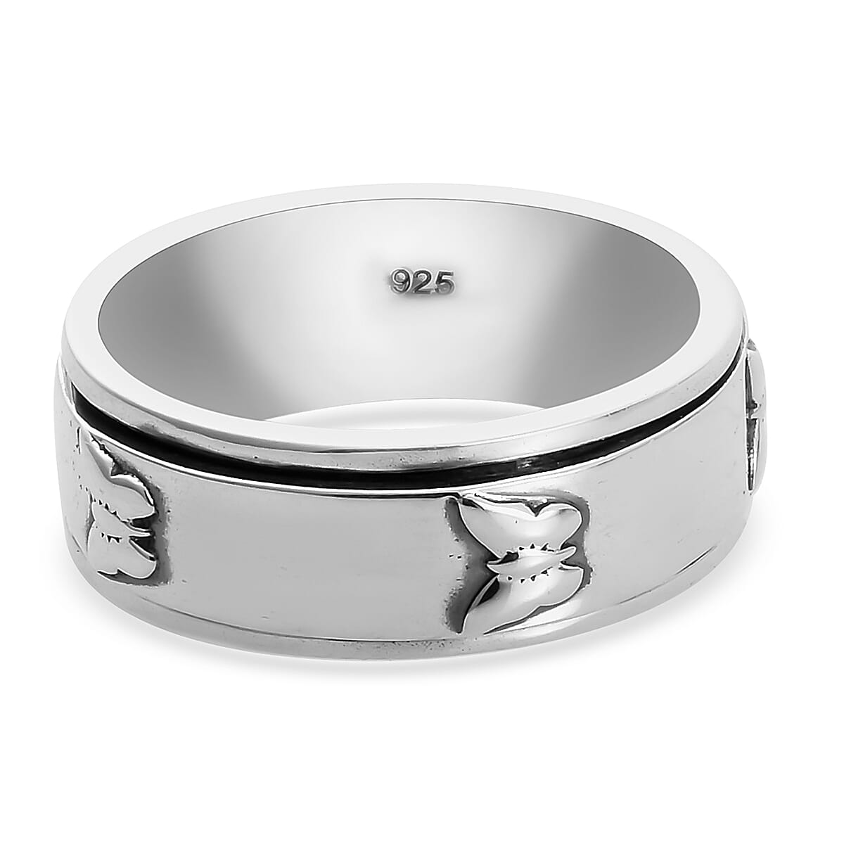 Sterling Silver Butterfly Stackable Ring