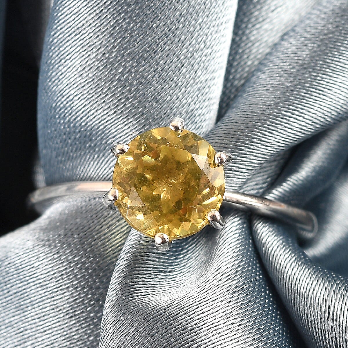 Yellow hot sale apatite ring