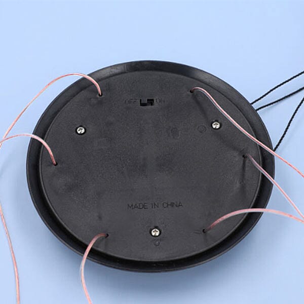 Solar Blue & Red Butterfly LED Wind Chime (Size 65x12.5 cm)