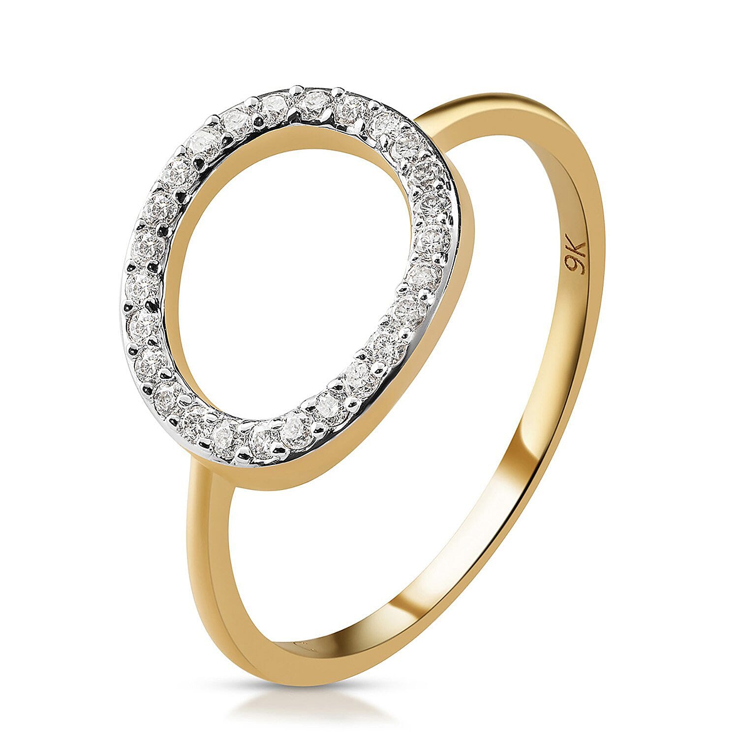 RACHEL GALLEY Versa Collection - 9K Yellow Gold SGL Certified Diamond (I1/G-H) Ring