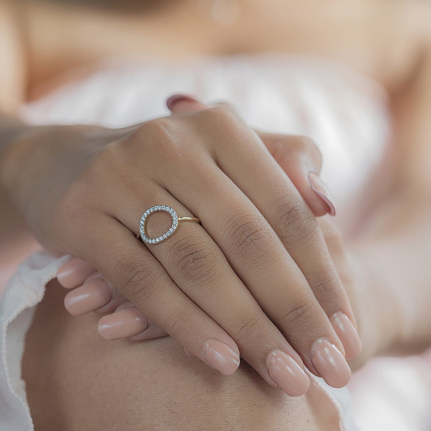 RACHEL GALLEY Versa Collection - 9K Yellow Gold SGL Certified Diamond (I1/G-H) Ring