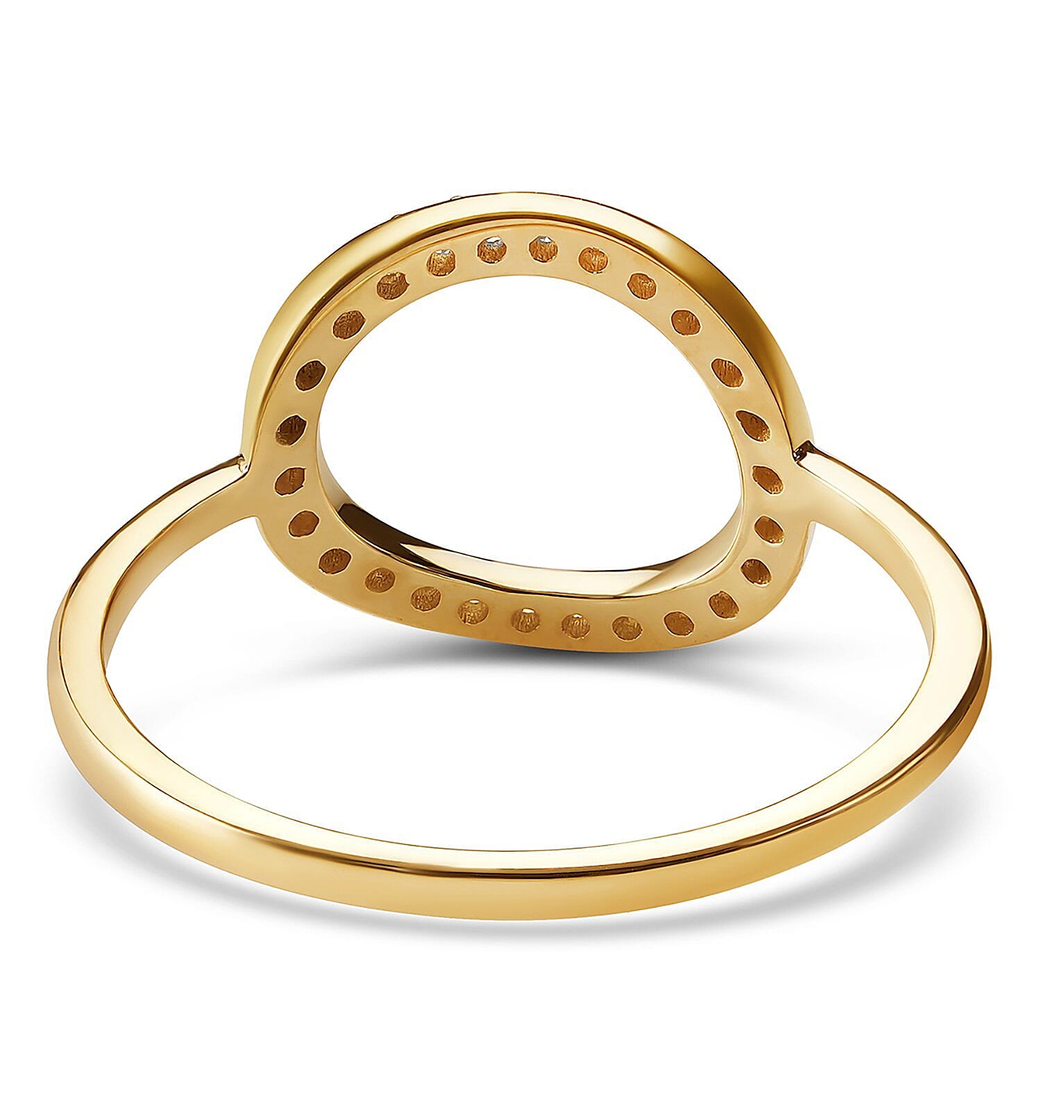 RACHEL GALLEY Versa Collection - 9K Yellow Gold SGL Certified Diamond (I1/G-H) Ring