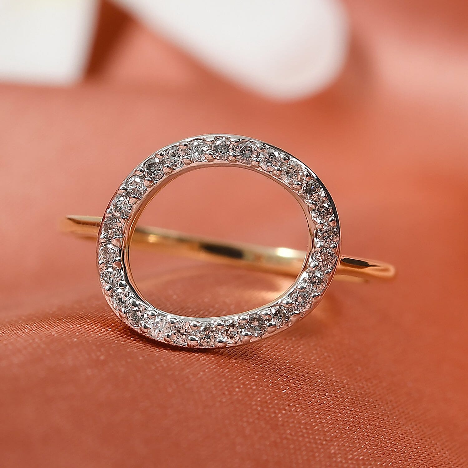 RACHEL GALLEY Versa Collection - 9K Yellow Gold SGL Certified Diamond (I1/G-H) Ring