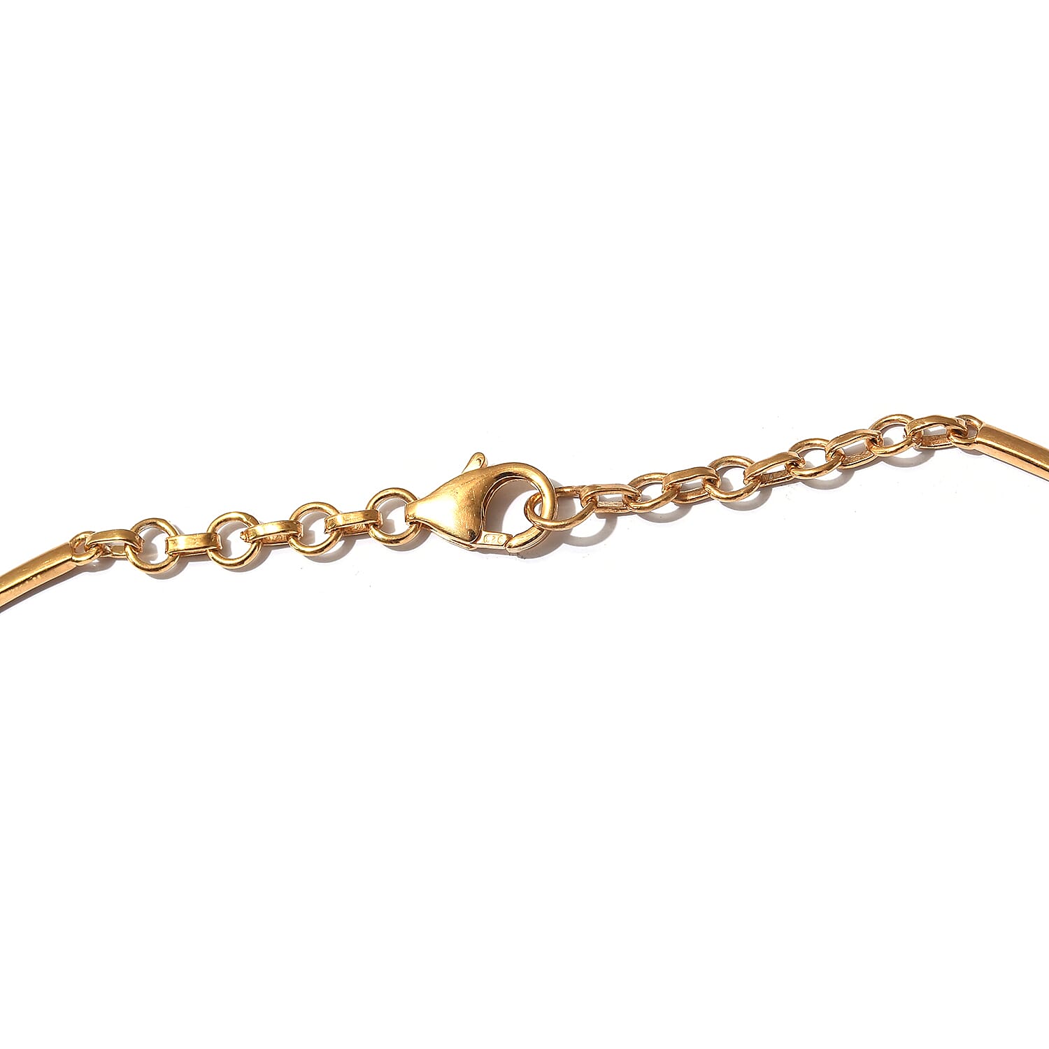 Designer Inspired - African Ruby (FF) Necklace (Size 18) in 14K Gold Overlay Sterling Silver 17.63 Ct, Silver wt. 35.87 Gms