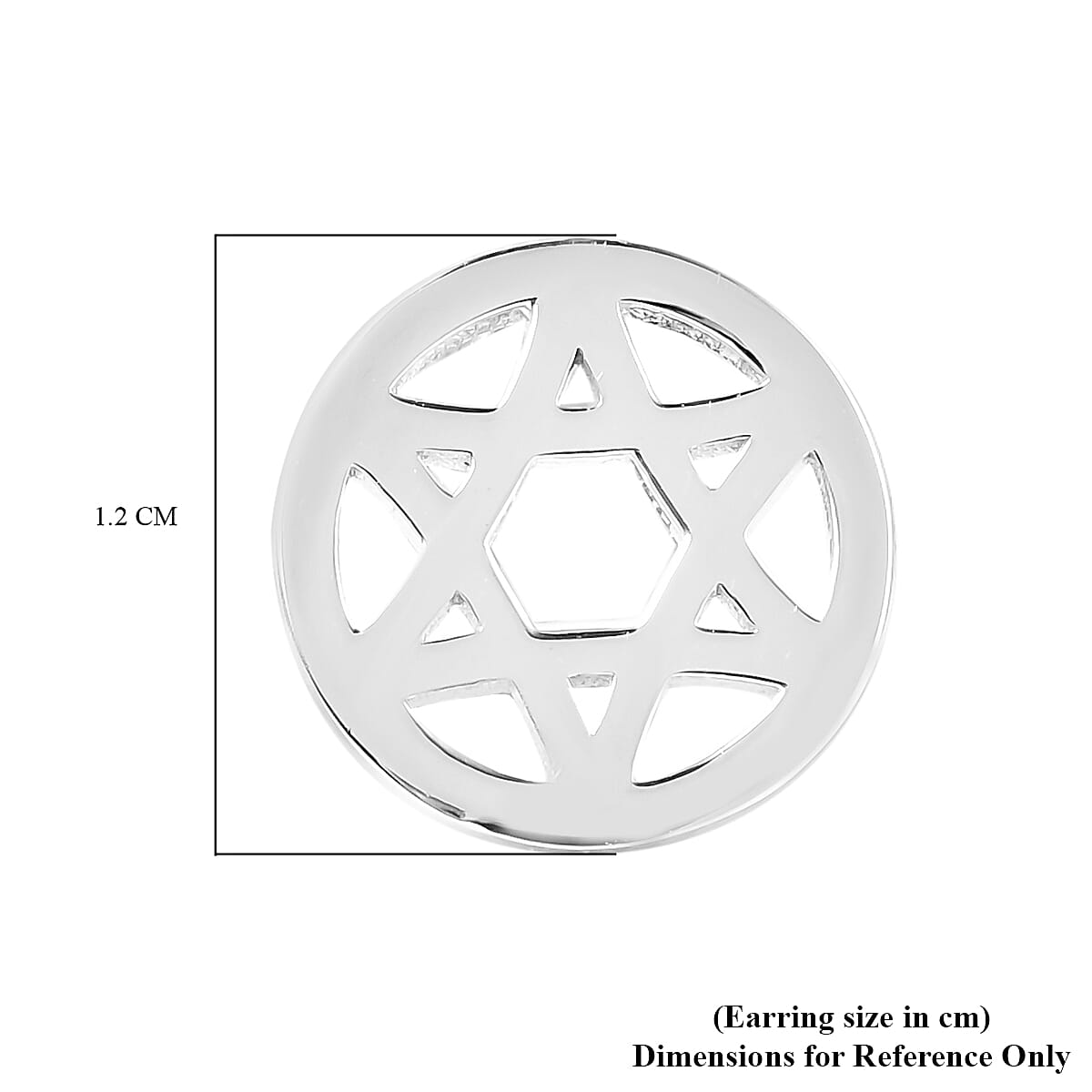 RACHEL GALLEY Chakra Collection - Rhodium Overlay Sterling Silver Stud Earrings (with Push Back)