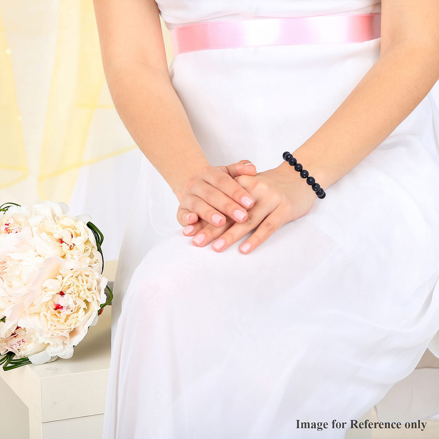 Hematite Mood Change Beaded Stretchable Bracelet 235.00 Ct.