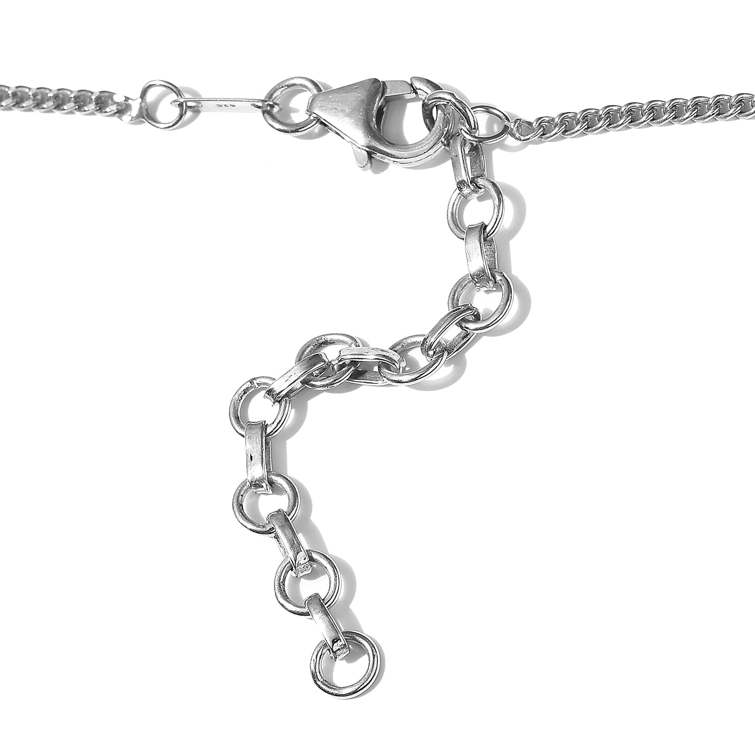 Tanzanite and Natural Cambodian Zircon Necklace (Size 18) in Platinum Overlay Sterling Silver 2.06 Ct, Silver wt. 7.50 Gms