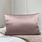 SERENITY NIGHT 100% Mulberry Silk Pillowcase Infused with Hyaluronic & Argan Oil in Pink (Size 75x50 Cm)