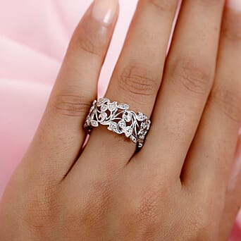 https://tjcuk.sirv.com/Products/37/4/3744190/Diamond-Leaf-Ring-in-Platinum-Overlay-Sterling-Silver_3744190_3.jpg?w=342&h=342