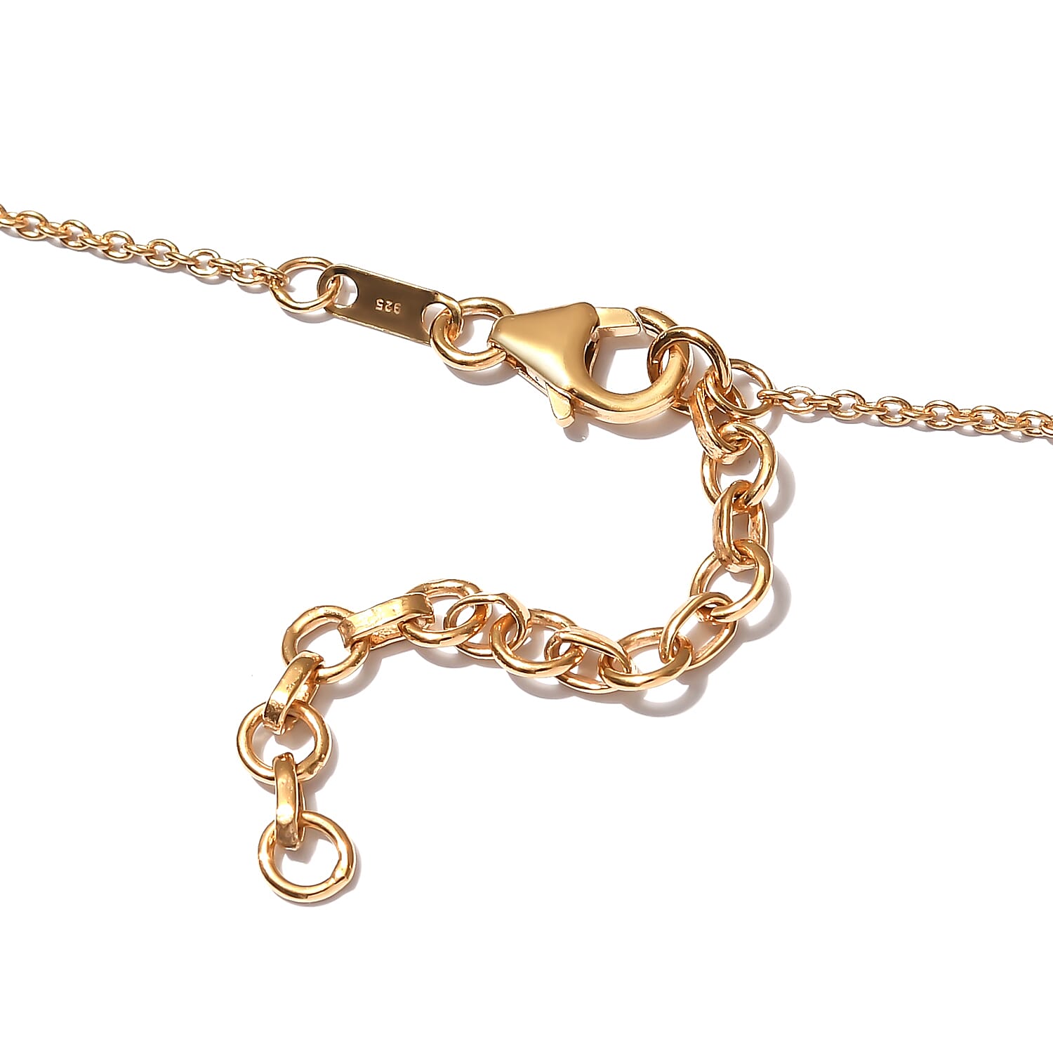 Diamond, Rhodolite Garnet, and Multi Gemstone Necklace (Size - 18 With 2 Inch Extender) in 14K Gold Overlay Sterling Silver