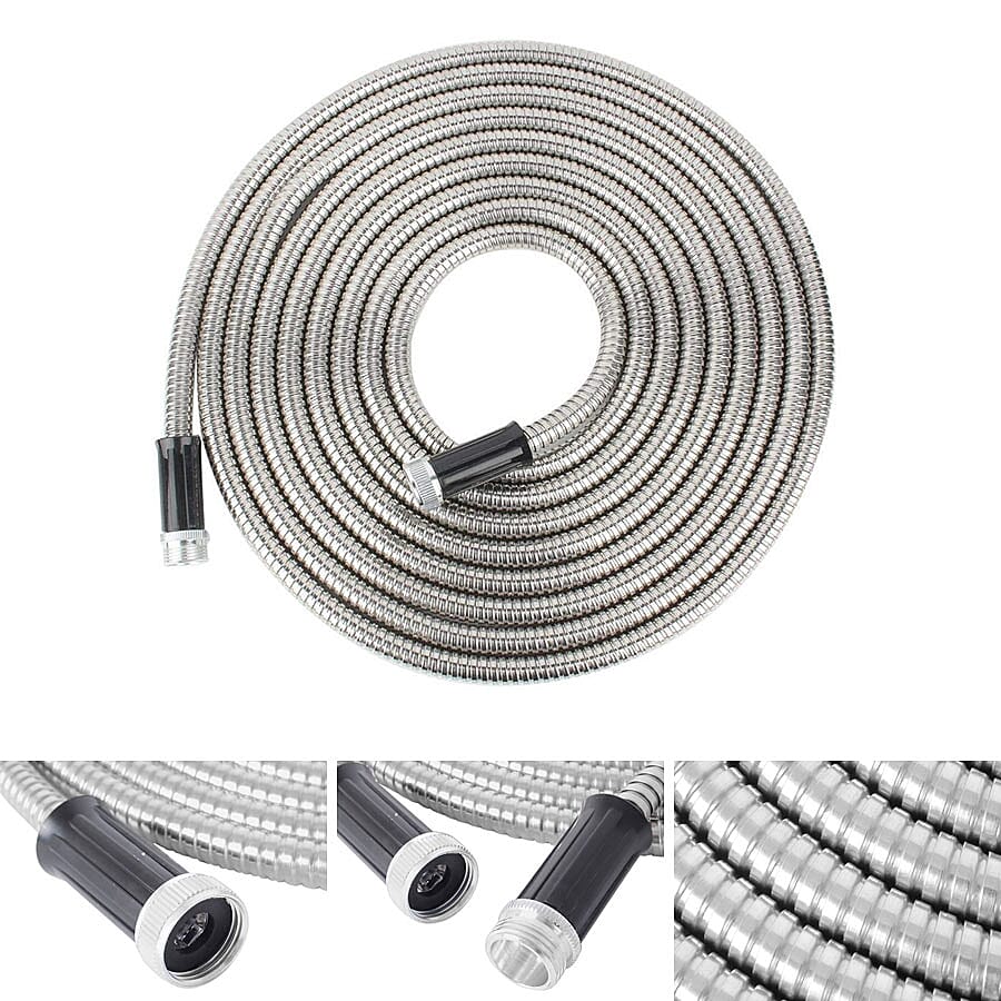 Lightweight Garden Metal Hose in Silver