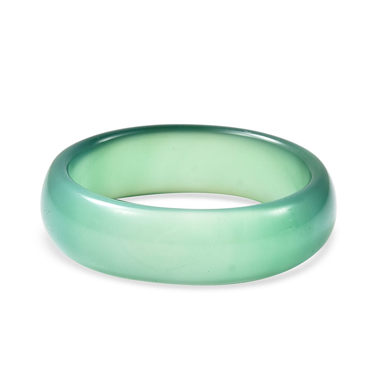 Green Agate Band Ring 9.50 Ct.