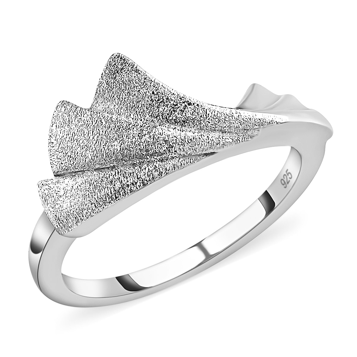 Karatcart Platinum Plated Elegant Heartbeat Adjustable Band Ring for Women  : Amazon.in: Jewellery