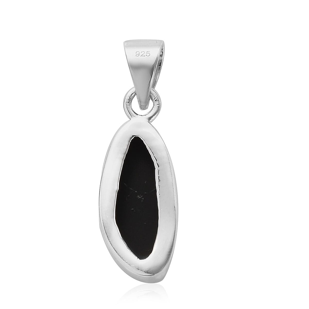 Australian Boulder Opal Pendant in Platinum Overlay Sterling Silver