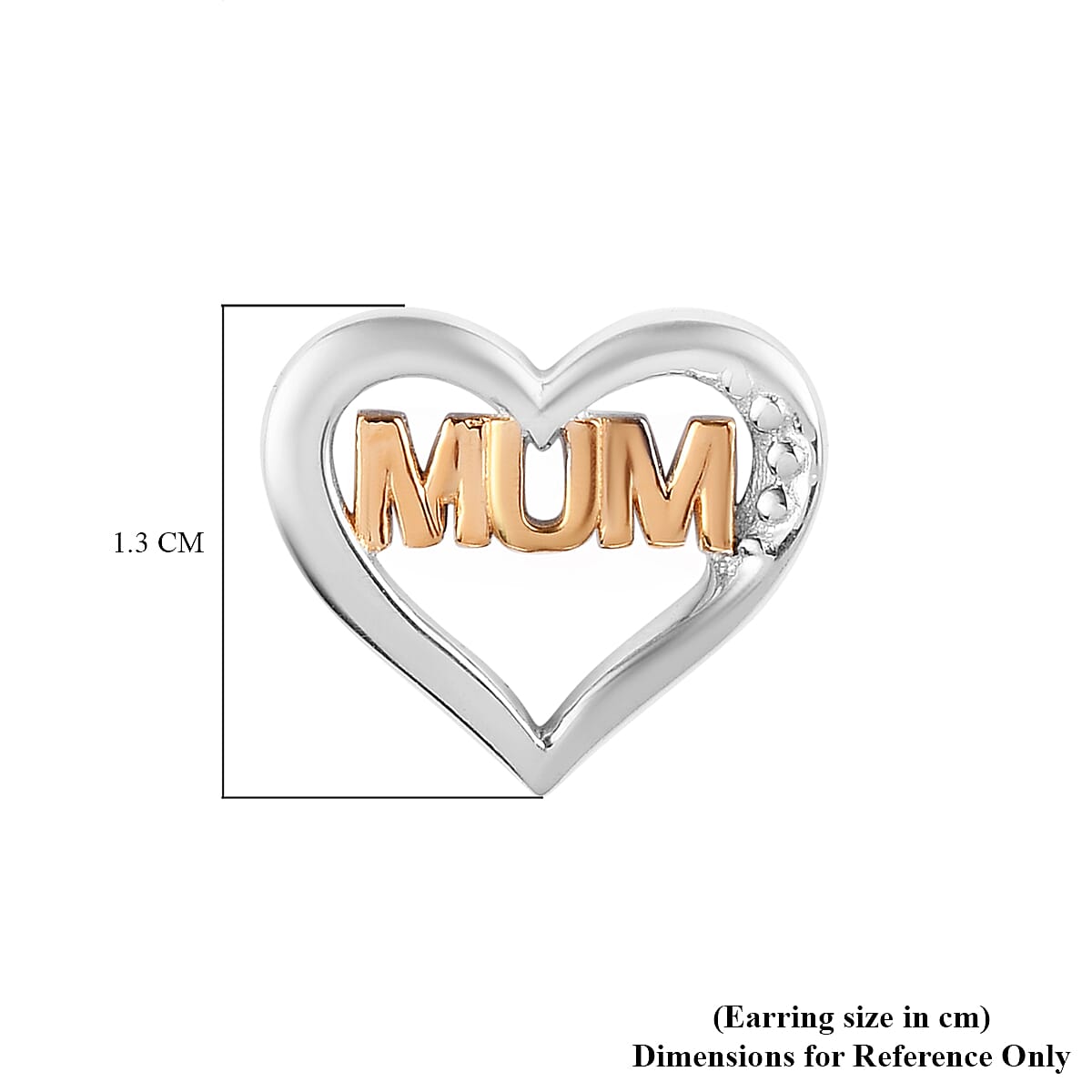 Sterling Silver Stud Earrings (with Push Back)