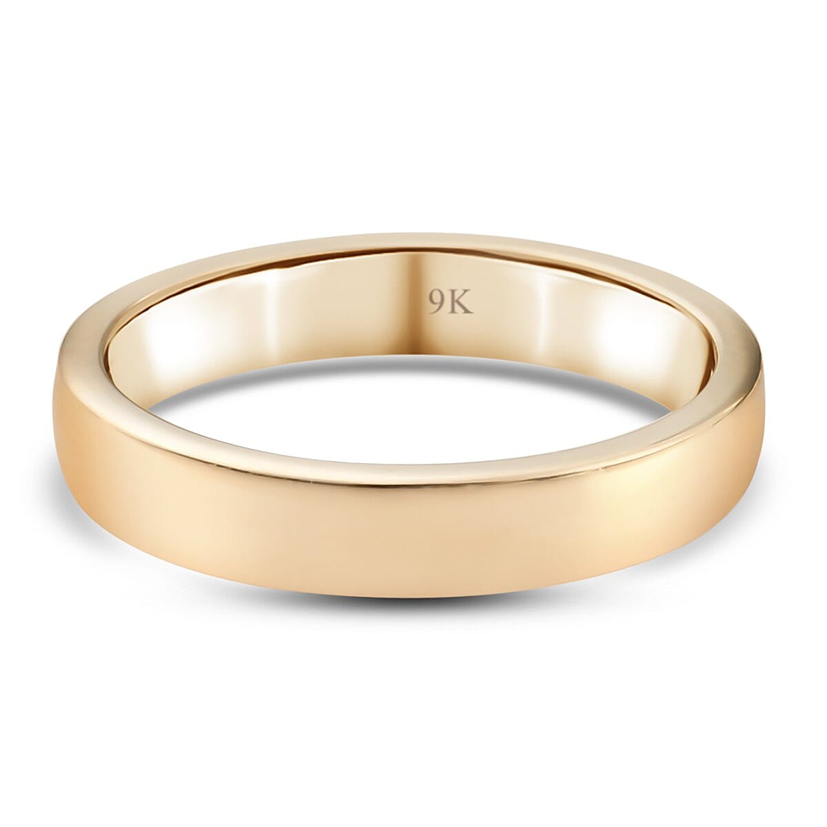 9K Yellow Gold Band Ring