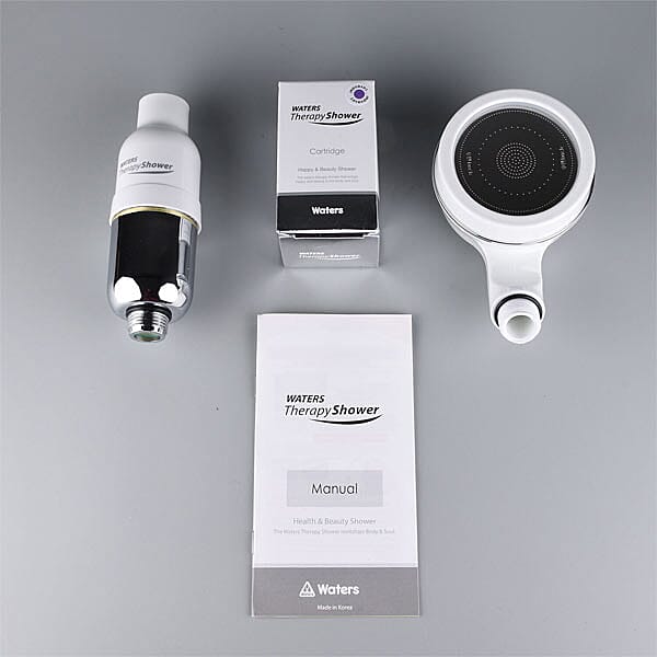 Therapy Shower Full Set (Includes 1xShower Head, 1xVitamin C and Collagen Cartridge, 1xHousing, 2xMicro pads, 2xWashers, 1 x O Ring and 2xMagnet)