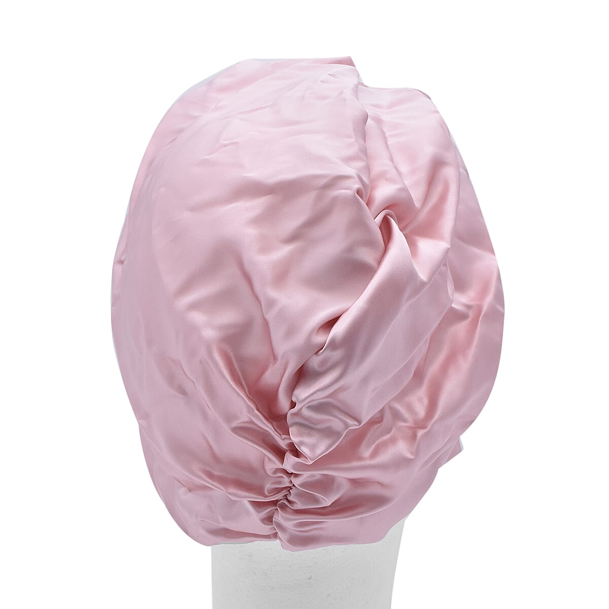 100% Mulberry Silk Turban - Bonnet in Pink (Size 18x24cm)