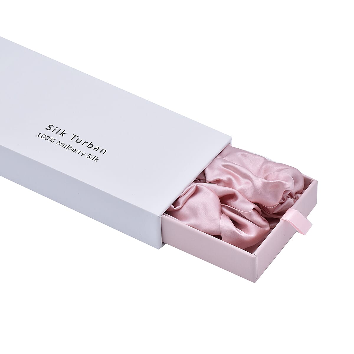 100% Mulberry Silk Turban - Bonnet in Pink (Size 18x24cm)