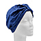 100% Mulberry Silk Turban / Bonnet in Navy (Size 18x24cm)