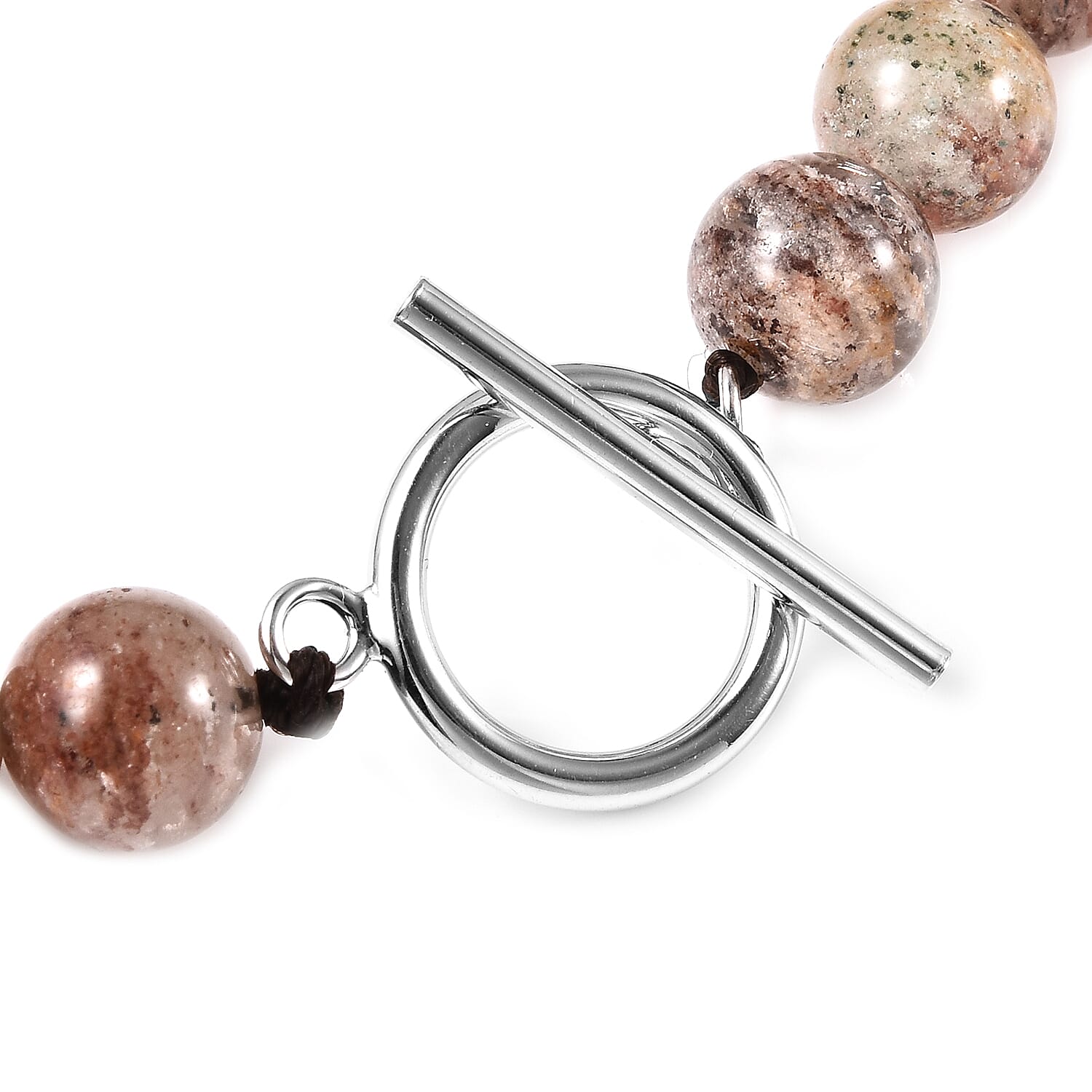 Phantom Multi Quartz Necklace (Size 20) with T-Bar Clasp in Rhodium Overlay Sterling Silver 496.00 Ct.