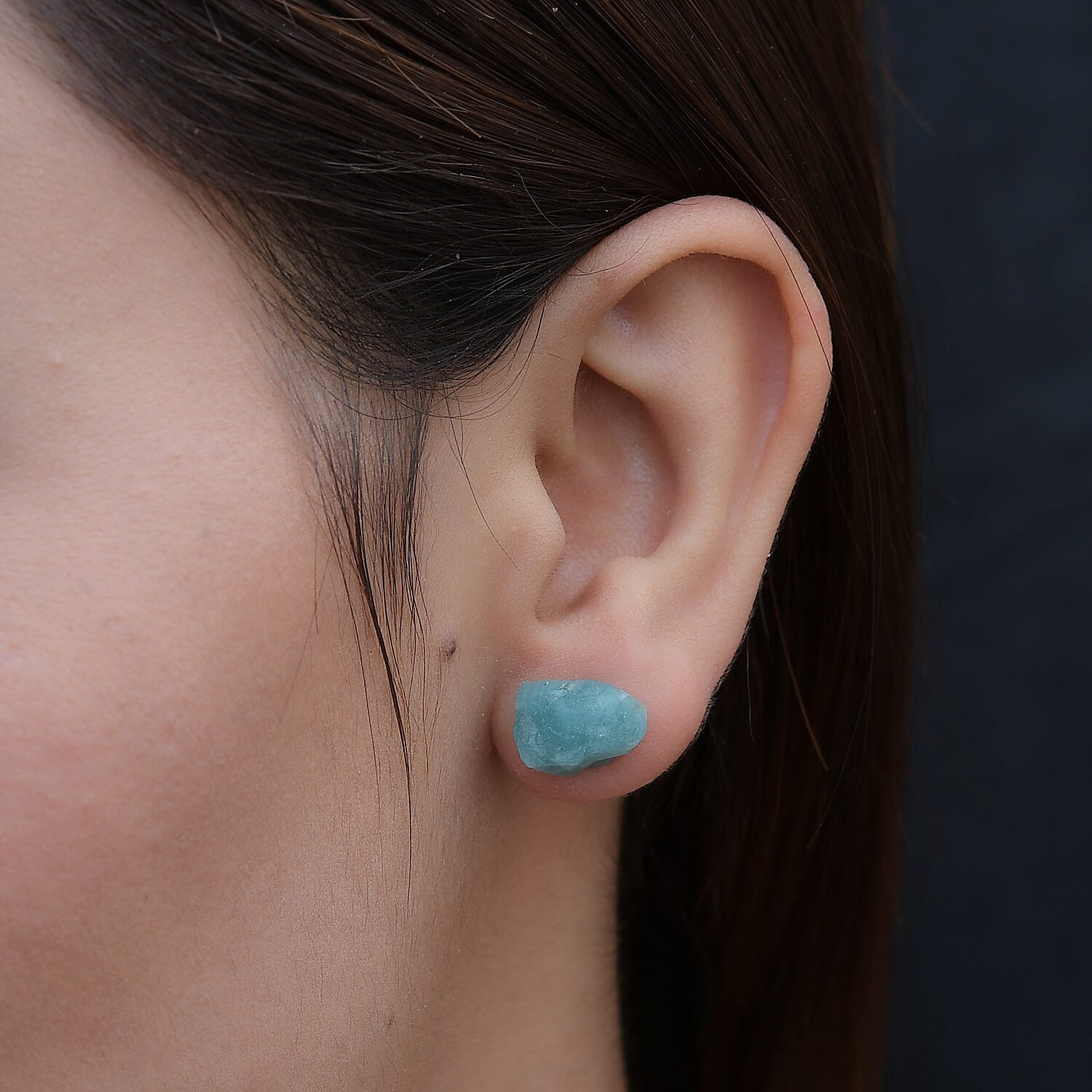 Grandidierite Earrings (with Push Back) in Platinum Overlay Sterling Silver 11.00 Ct.