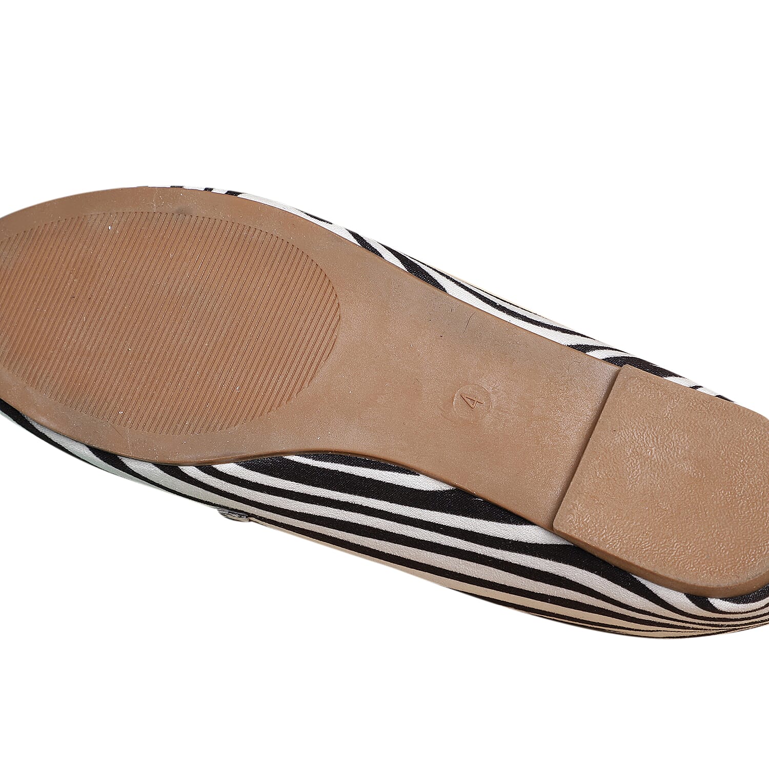 LA MAREY Leopard Patttern Velvet Flat Shoes with Tassel - Brown