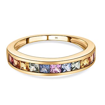https://tjcuk.sirv.com/Products/37/9/3797919/9K-Yellow-Gold-AA-Rainbow-Sapphire-Half-Eternity-Band-Ring_3797919.jpg?w=342&h=342
