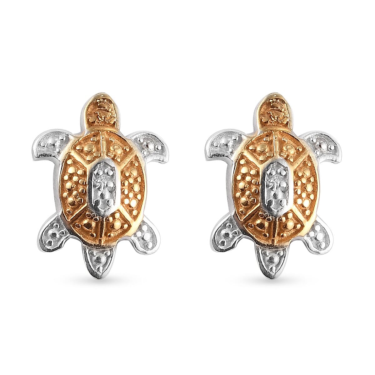 Diamond on sale turtle earrings