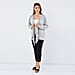 LA MAREY Womens Waterfall Cardigan - Grey