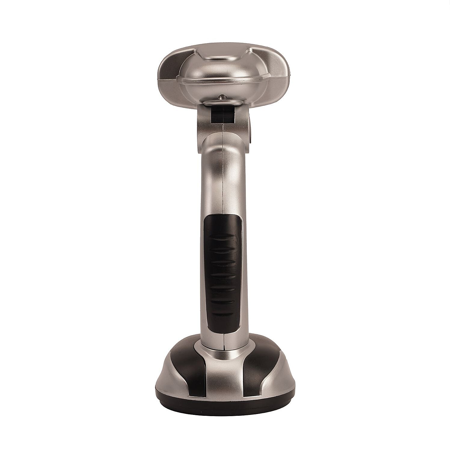 Set of 2 Flexible Desk Lamp with LED Light - Silver and Black (Requires 3 xAA Batteries)