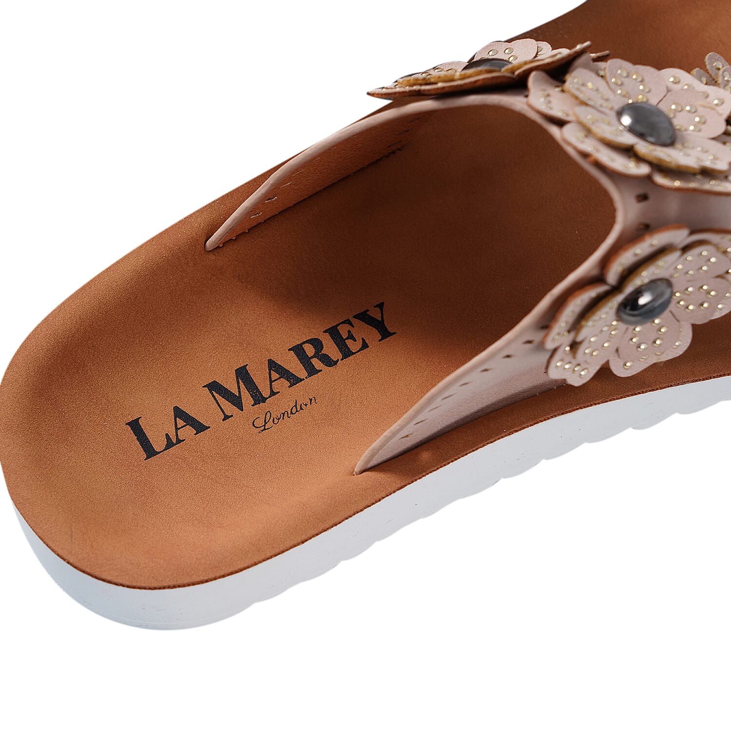 LA MAREY Floral Pattern Slippers - Pink