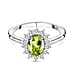 Princess Diana Inspired Halo Ring in Sterling Silver