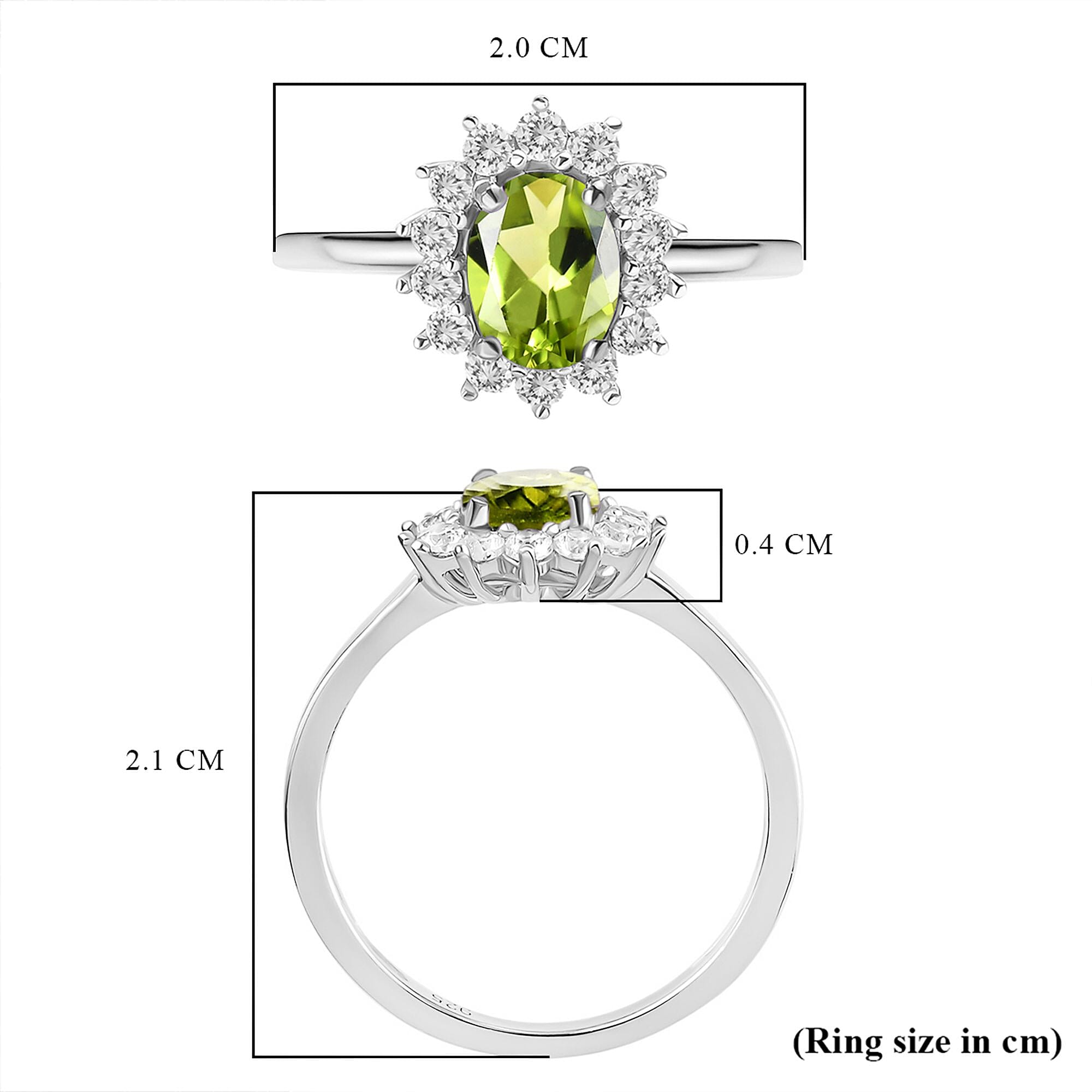 Princess Diana Inspired Halo Ring in Sterling Silver