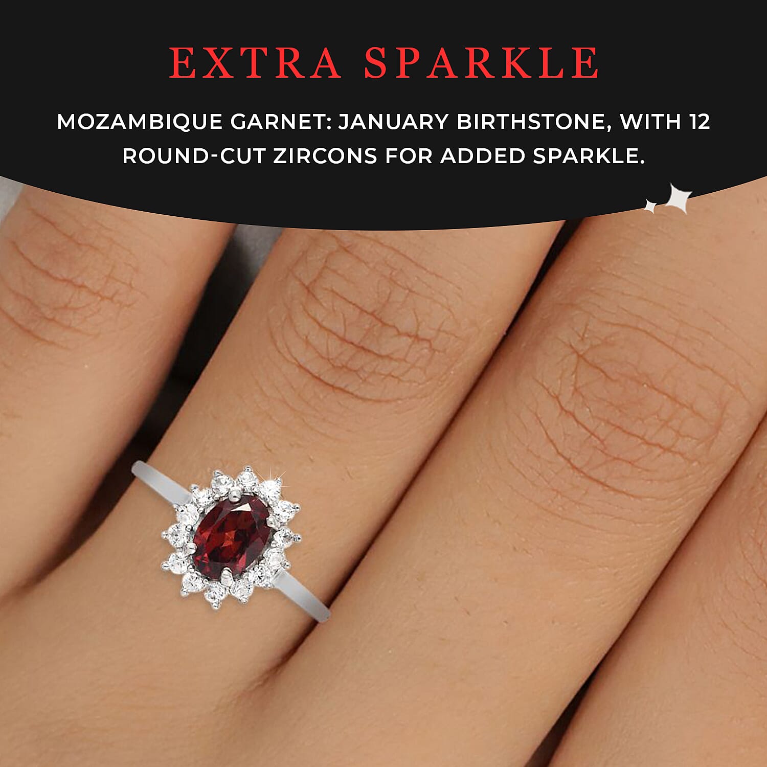 Princess Diana Inspired Halo Ring in Sterling Silver