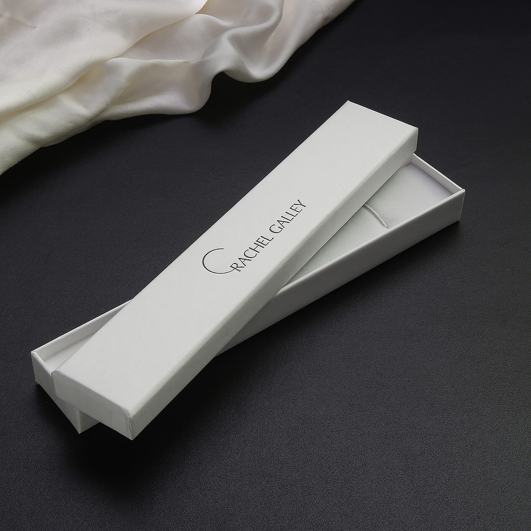 RACHEL GALLEY Lotus Globe Collection - Rhodium Overlay Sterling Silver Adjustable Bracelet (Size - 7/7.5/8)